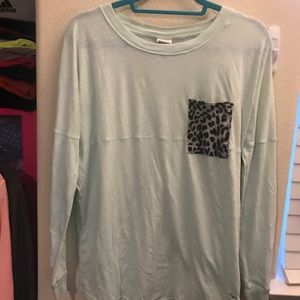 Mint “Spirit Jersey” long-sleeve Top